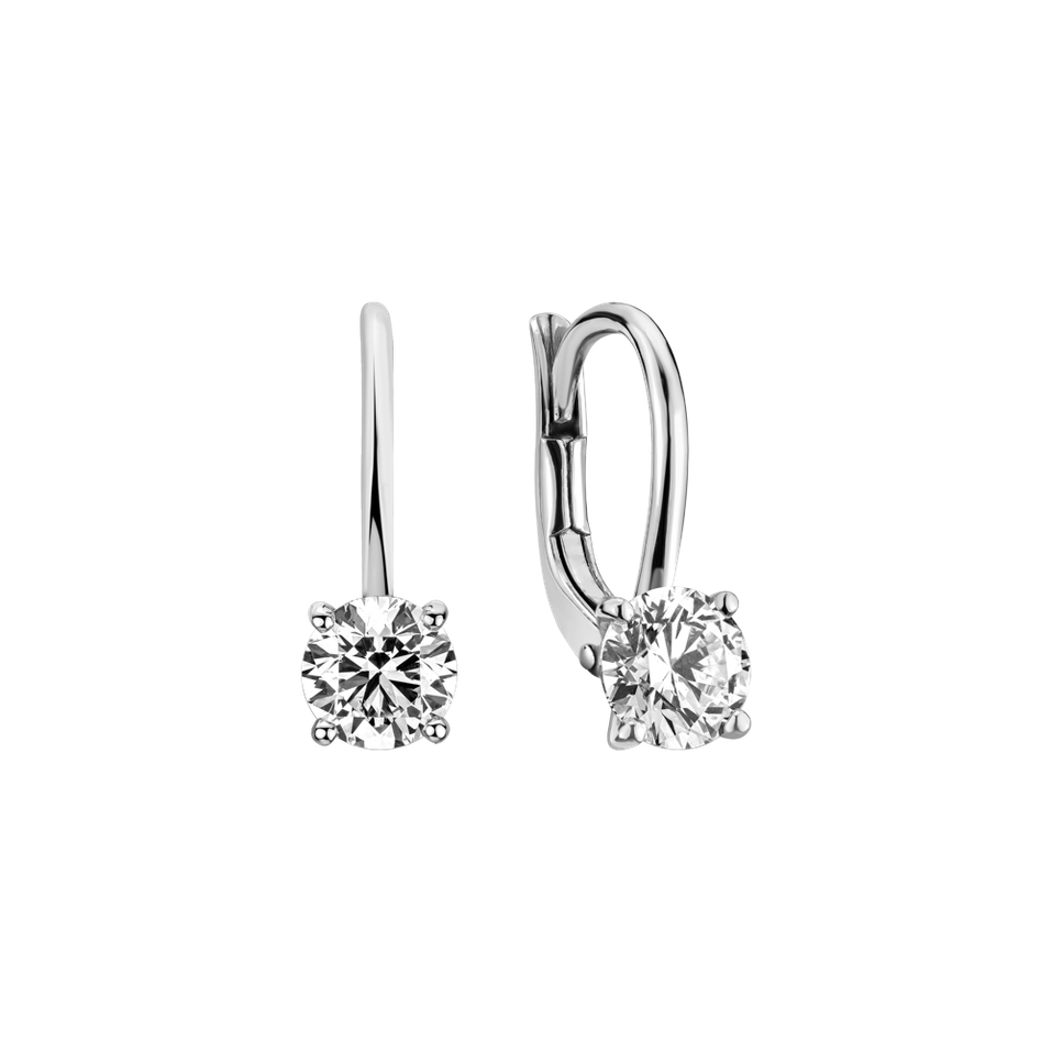 Náušnice s diamantom Gleam