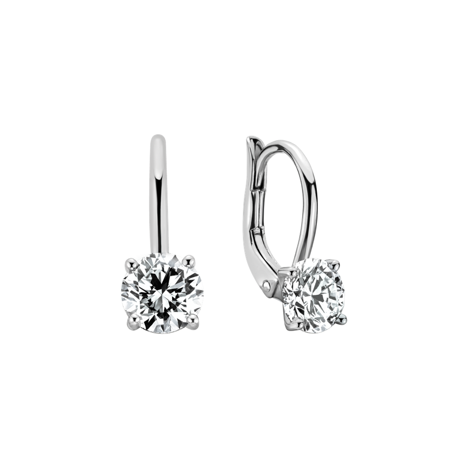 Náušnice s diamantom Gleam
