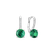 Náušnice s diamantmi a smaragdom Carlo3
