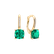 Náušnice s diamantmi a smaragdom Calliope3