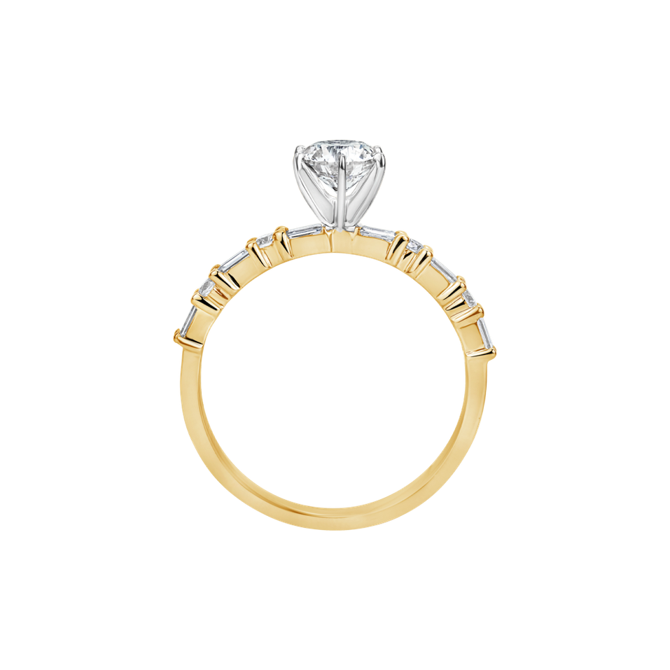 Prsteň s diamantmi Crystal Vision