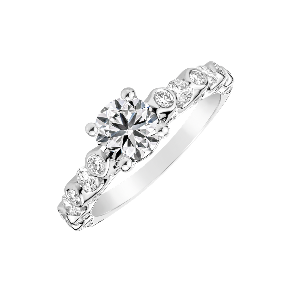 Prsteň s diamantmi Shards of Light