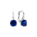 Náušnice s diamantom a zafírom Cassian3