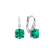 Náušnice s diamantom a smaragdom Cassian3