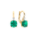 Náušnice s diamantom a smaragdom Cassian3