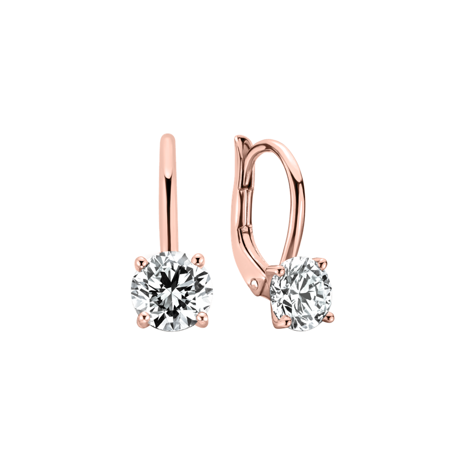 Náušnice s diamantom Gleam