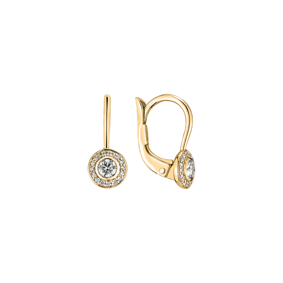 Náušnice s diamantmi Alora
