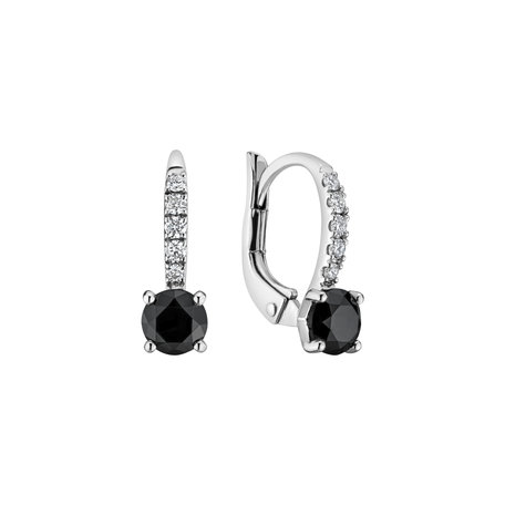 Náušnice s diamantmi Evoria