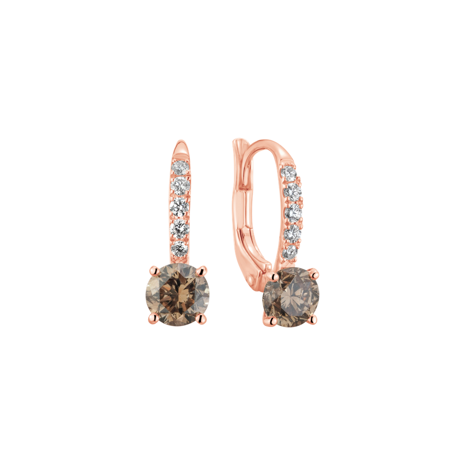 Náušnice s diamantmi Evoria