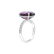 Prsteň s diamantmi a rhodolitom Queen of Magic Coast3