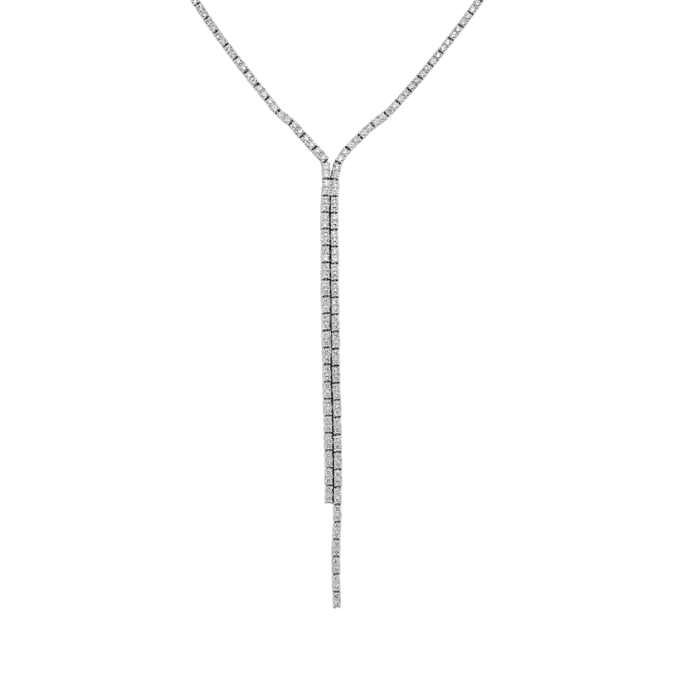 Náušnice s diamantmi Luxury Touch