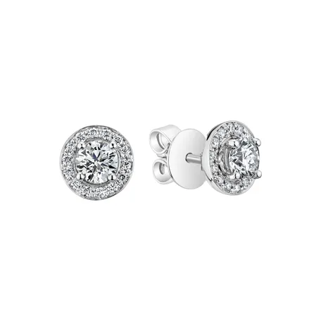 Náušnice s diamantmi Sparkling Rain