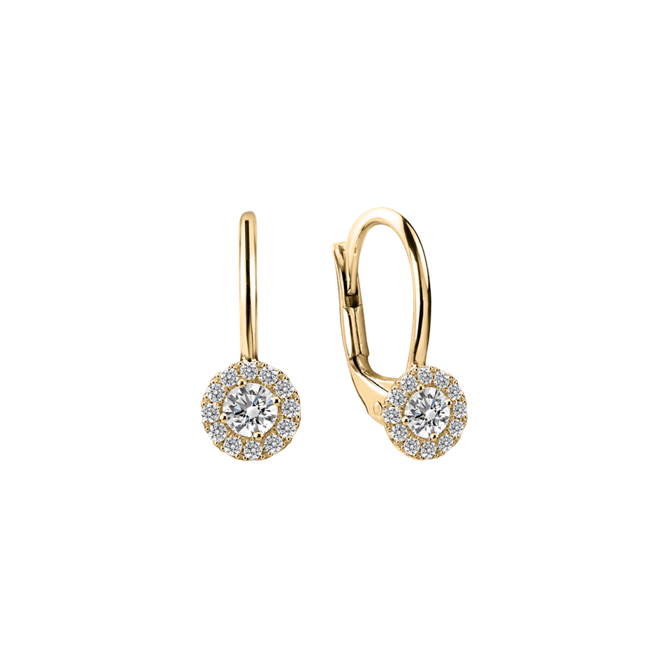 Náušnice s diamantmi Tansarville