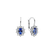 Náušnice s diamantmi a tanzanitom Moon Witchery3