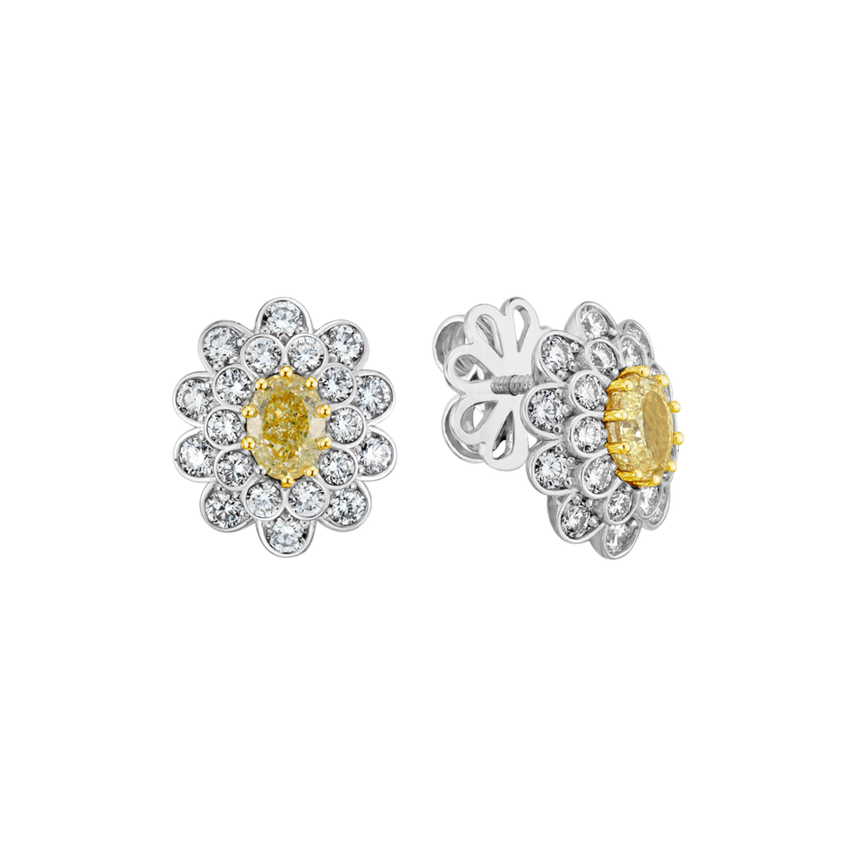 Náušnice s diamantmi Florion