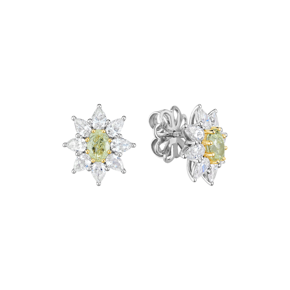 Náušnice s diamantmi Queen of Rays