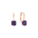 Náušnice s ametystom Araminta3