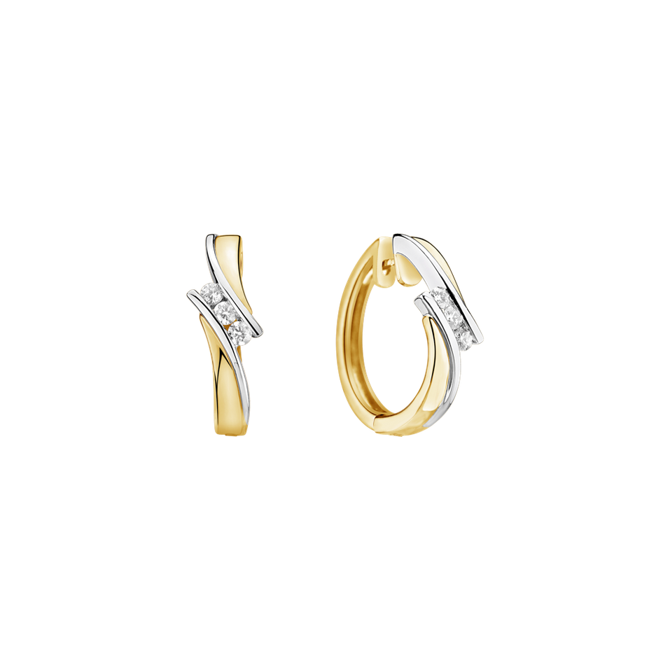 Náušnice s diamantmi Emma