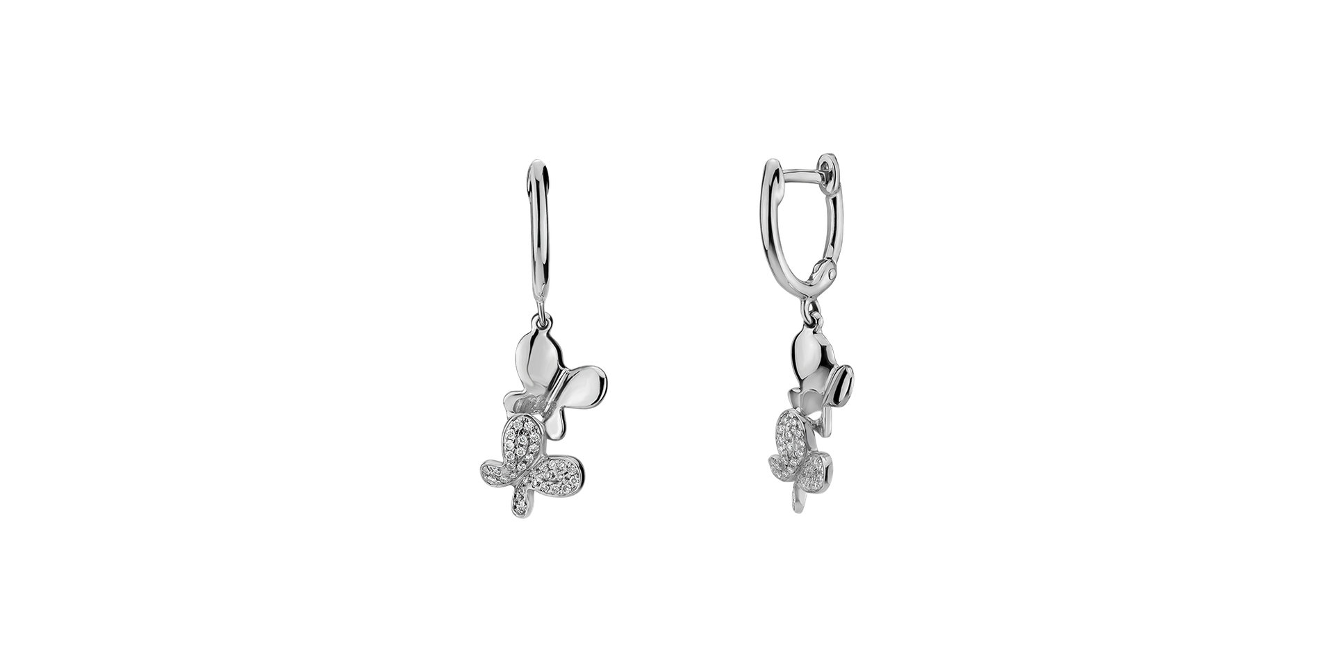 Náušnice s diamantmi Fantastic Gem