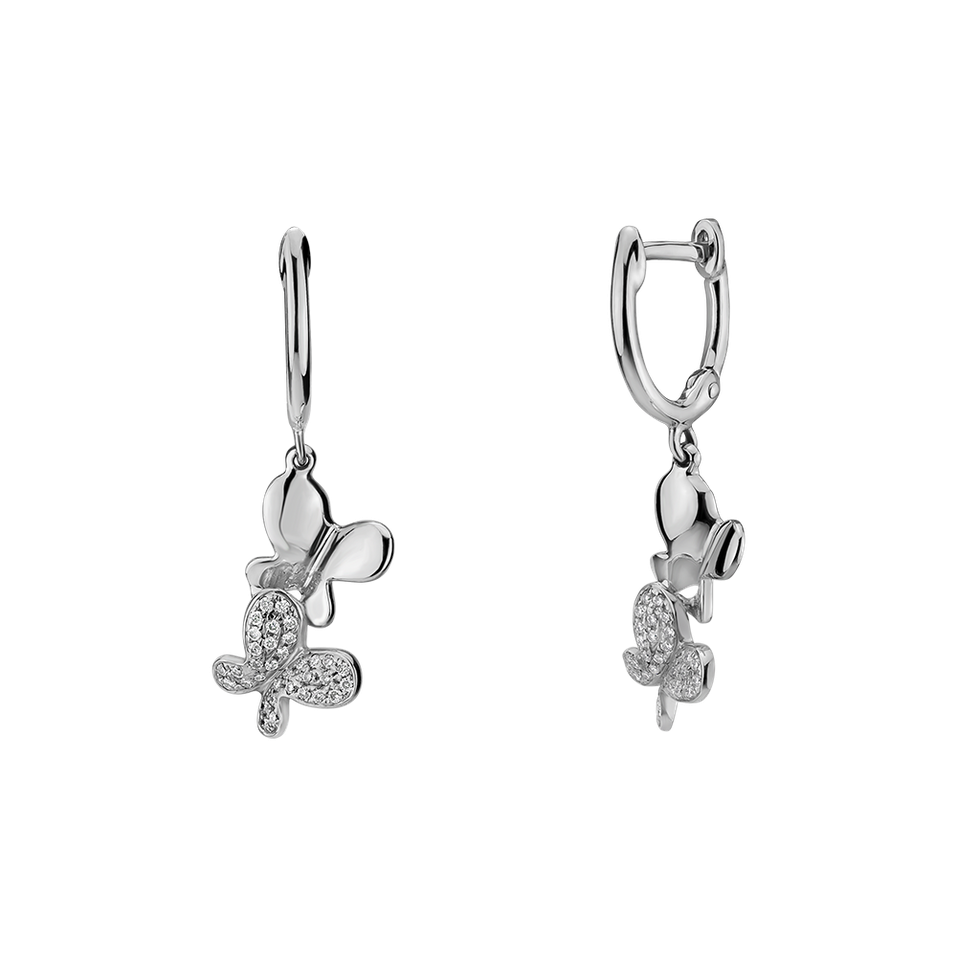 Náušnice s diamantmi Fantastic Gem