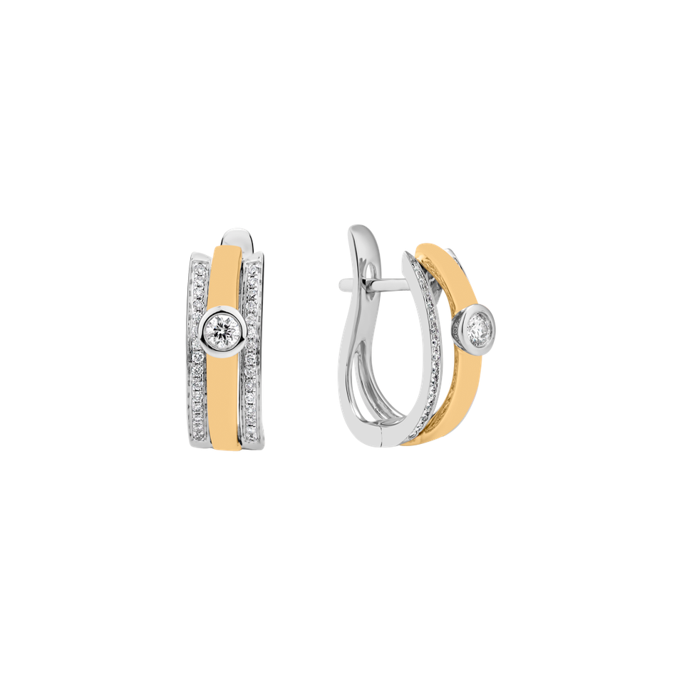 Náušnice s diamantmi Fairytale Sparkle