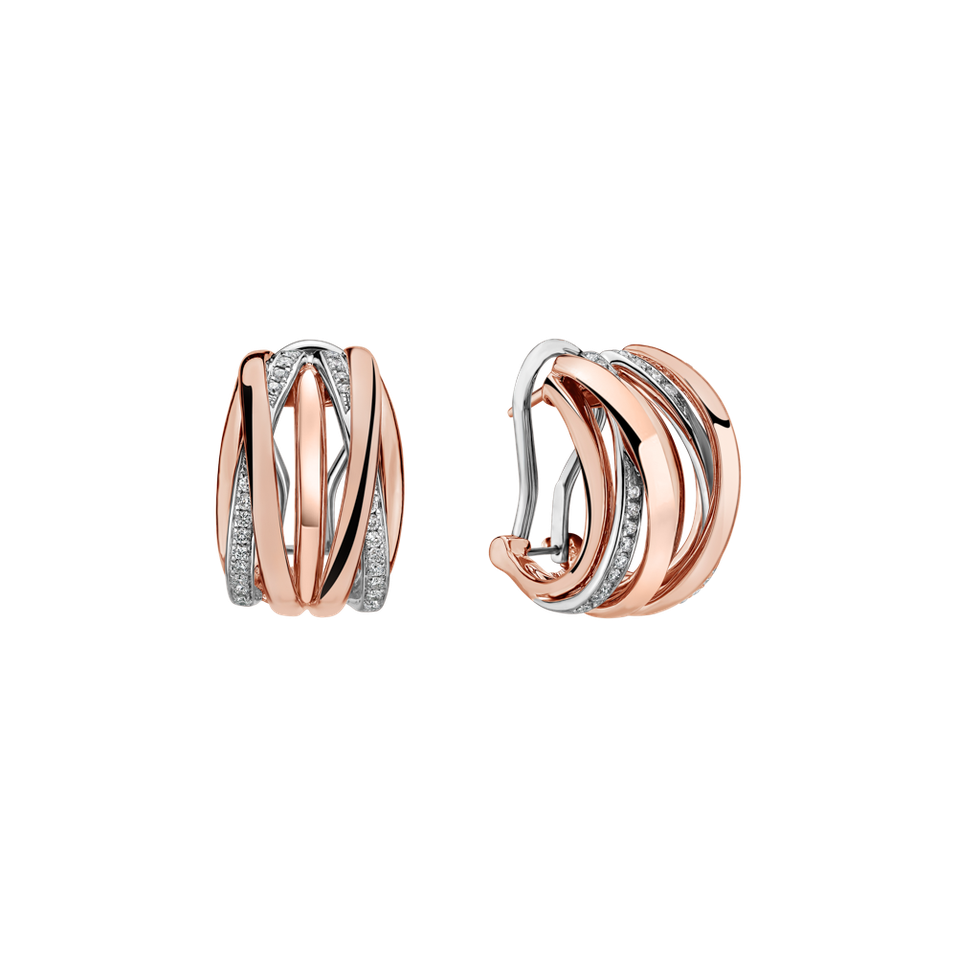 Náušnice s diamantmi Luxury Pleasure