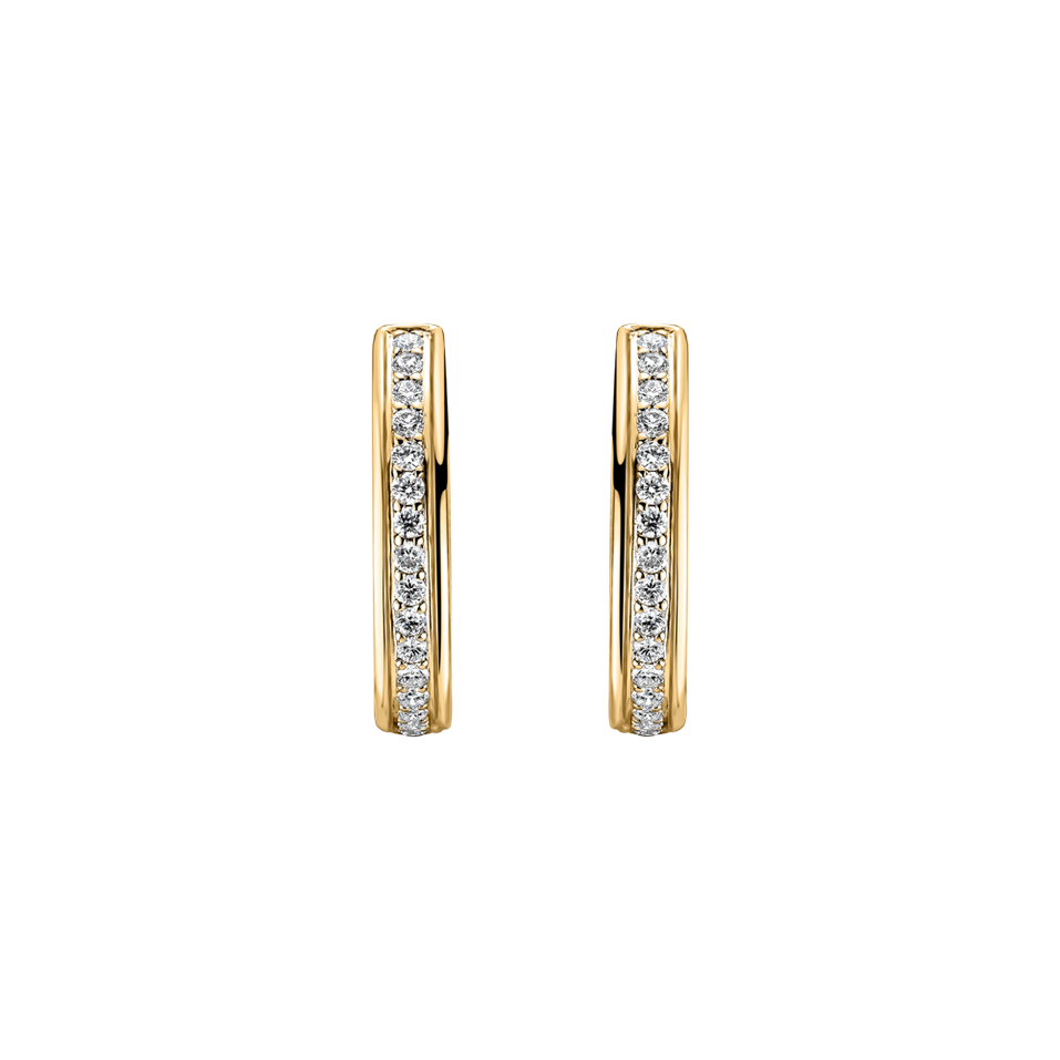 Náušnice s diamantmi Royal Hero