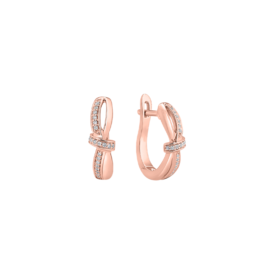 Náušnice s diamantmi Tempting Wish