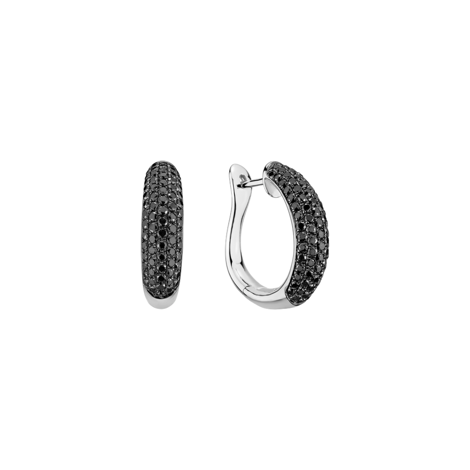 Náušnice s diamantmi Inferno Rain